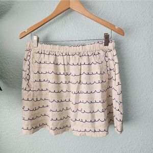 Cooperative beach coastal side pockets mini skirt